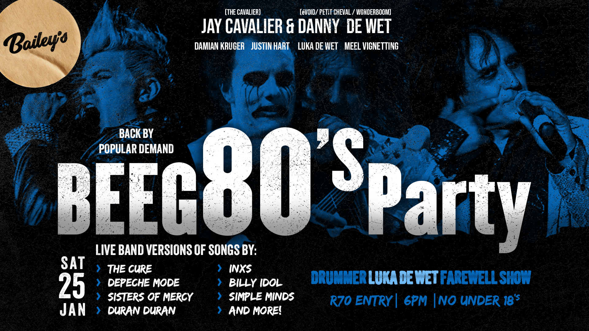 BEEG 80&#8217;s Party || Luka de Wet Farewell